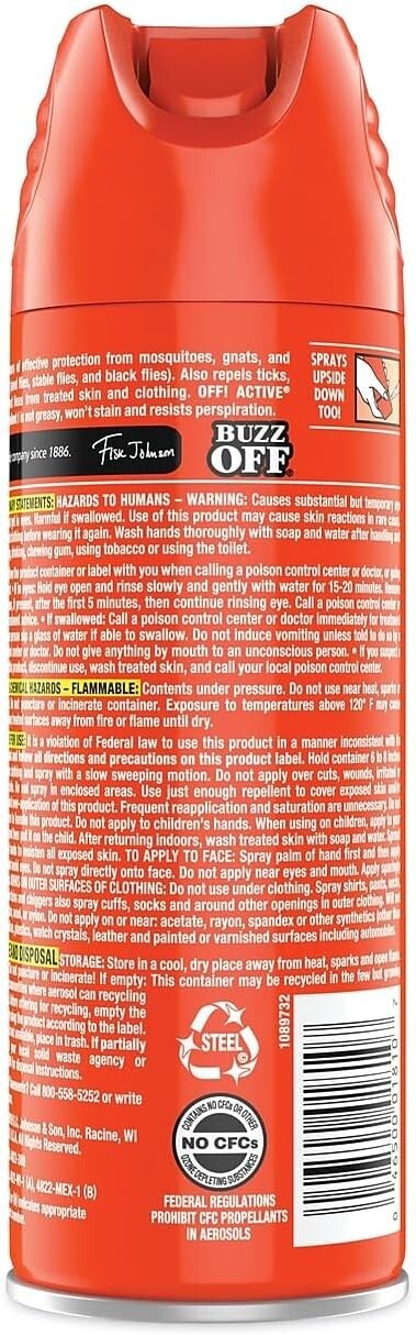 OFF! Active Sweat Resistant Insect Repellent
