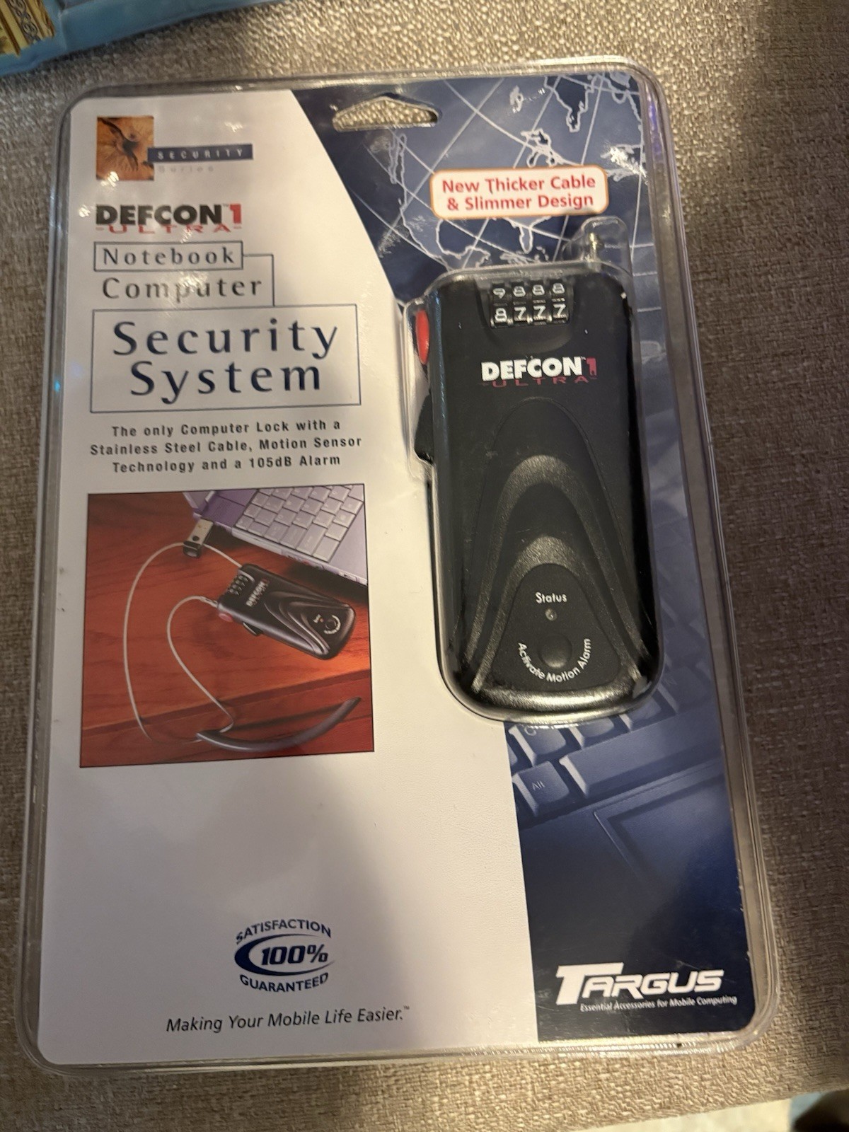 Defcon 1 Notebook Computer Security System New Sealed