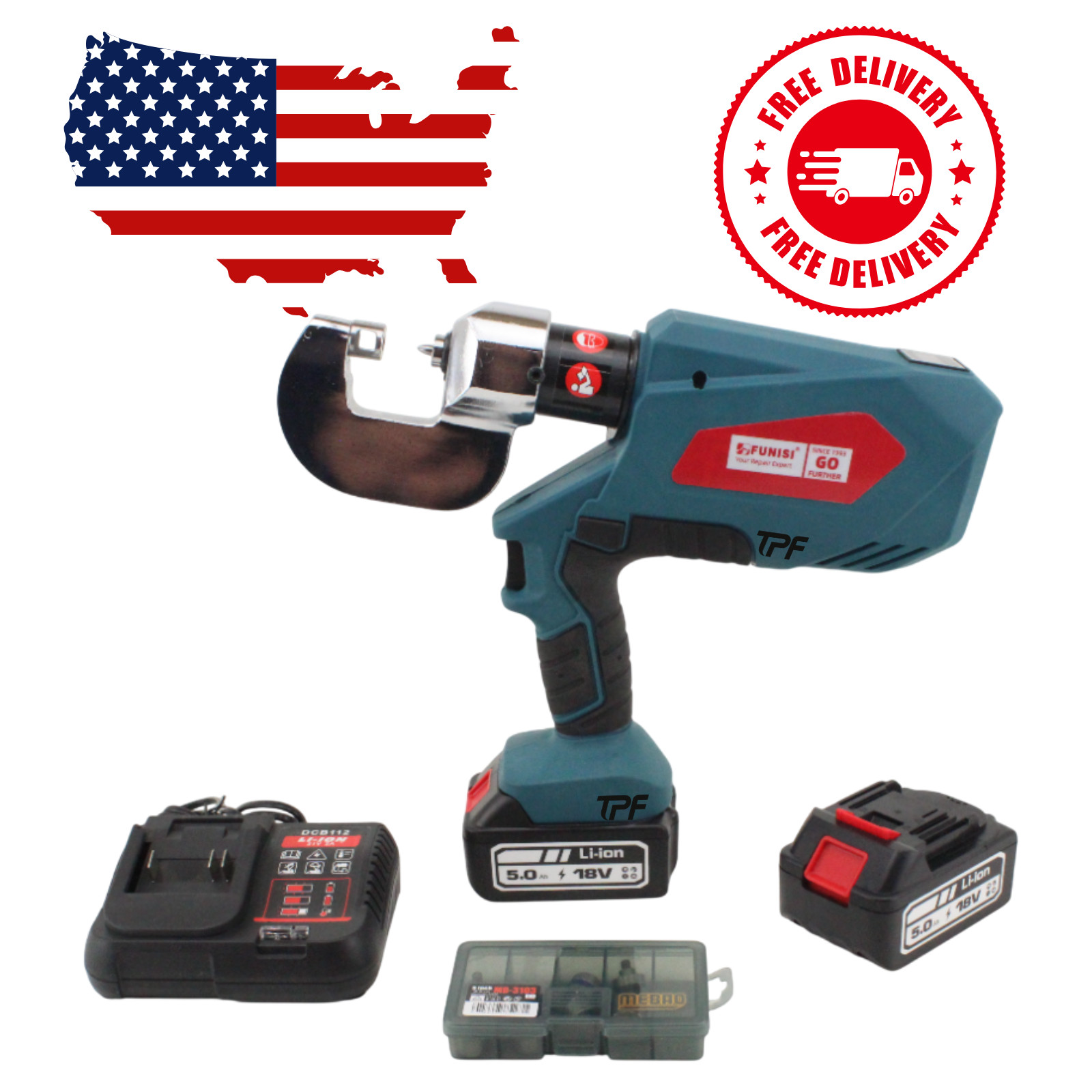 Aluminum Self Piercing Rivet Gun Body Car Repair Hydraulic Battery Operated GM
