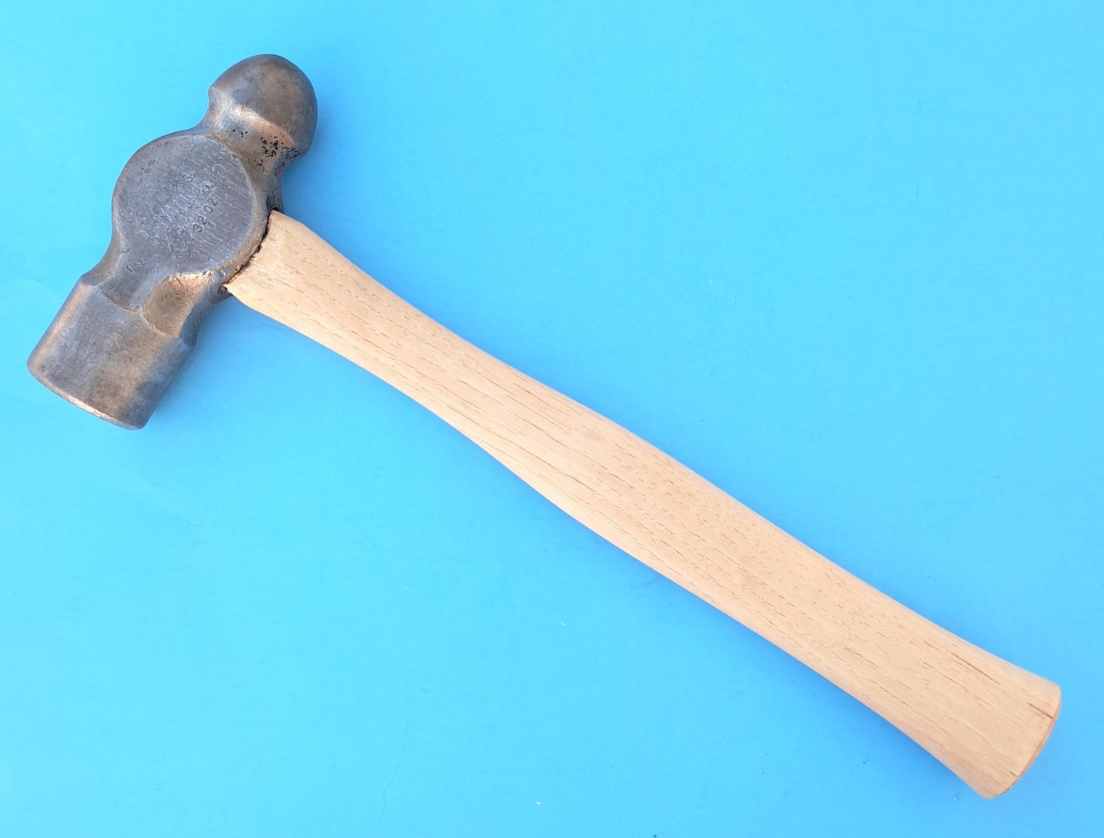 Rare Vintage MILLERS FALLS USA 32oz Ball Peen Hammer! pein blacksmith metalsmith