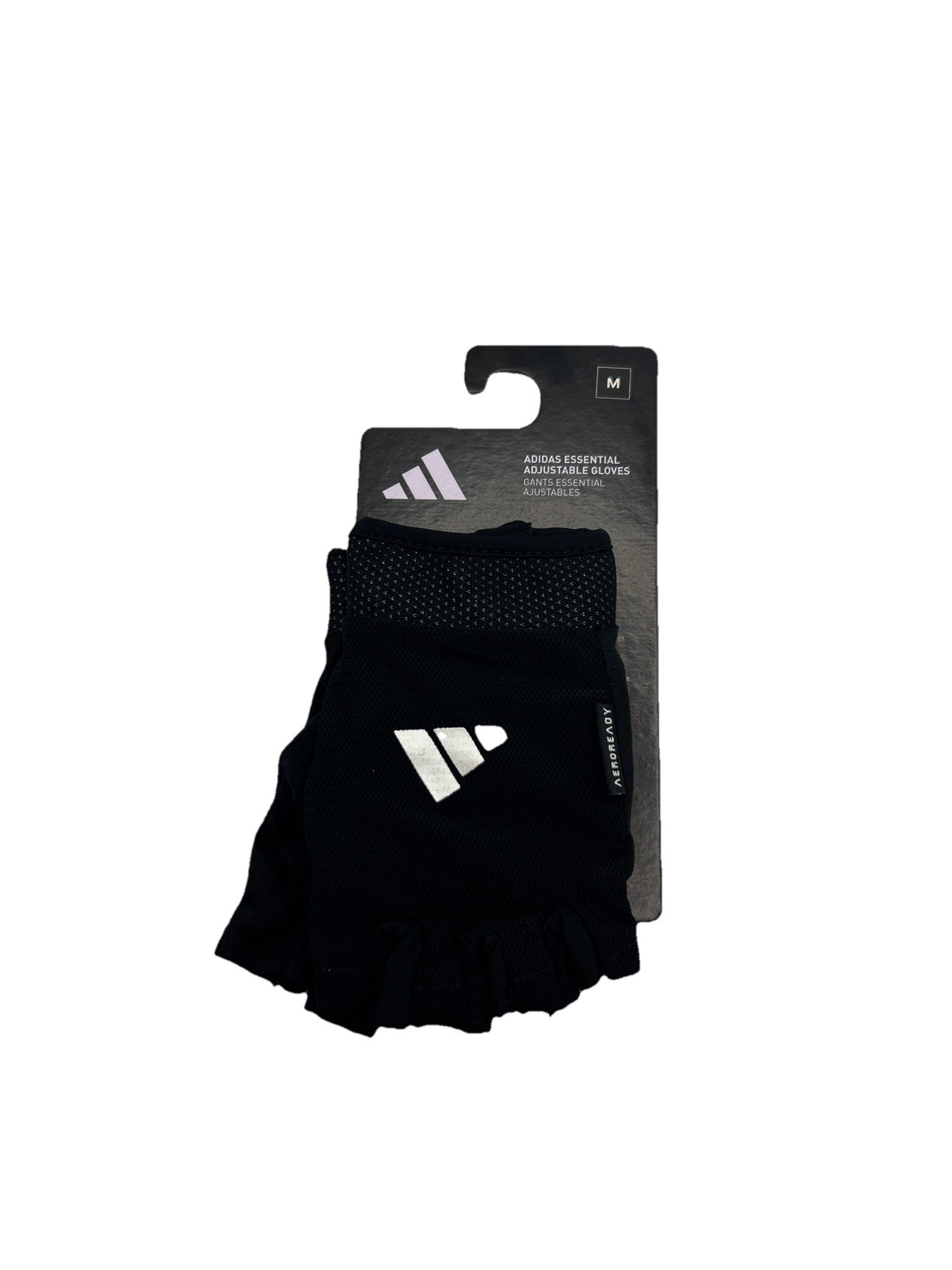 adidas Essential Adjustable Gym Gloves Aeroready Women Fingerless Design Size M
