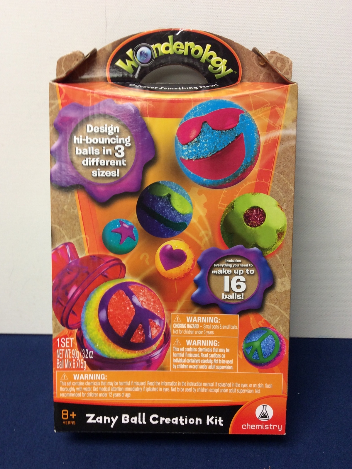 Wonderology Zany Ball Creation Kit Chemistry Ages 8+ Makes Up To 16 Balls