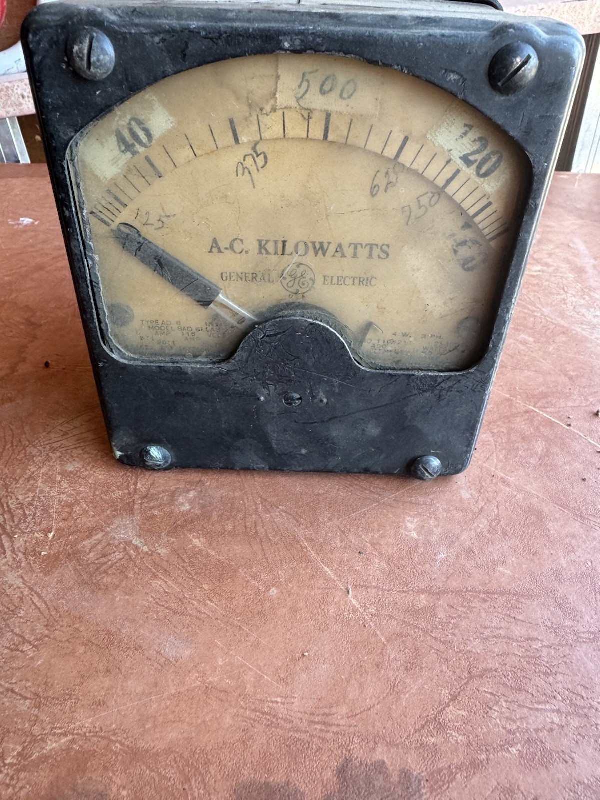 General Electric AC Kilowatts Gauge