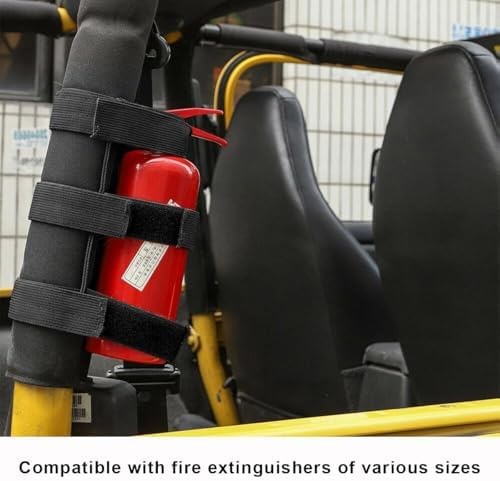 Ohleats Roll Bar Fire Extinguisher Holder, Adjustable Fire Extinguisher Mount...