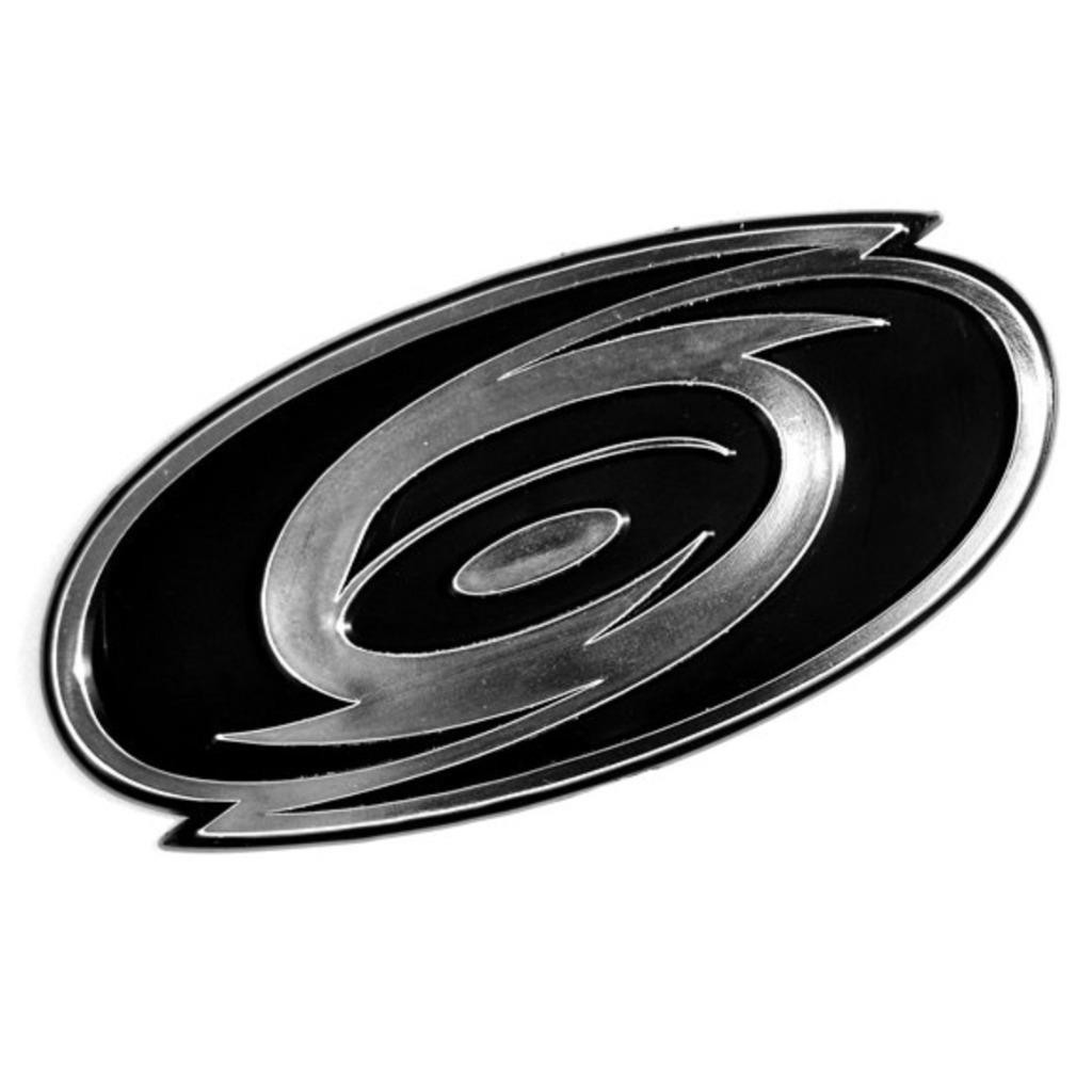 Carolina Hurricanes Silver Chrome Auto Emblem [NEW] NHL Car Truck Decal Sticker