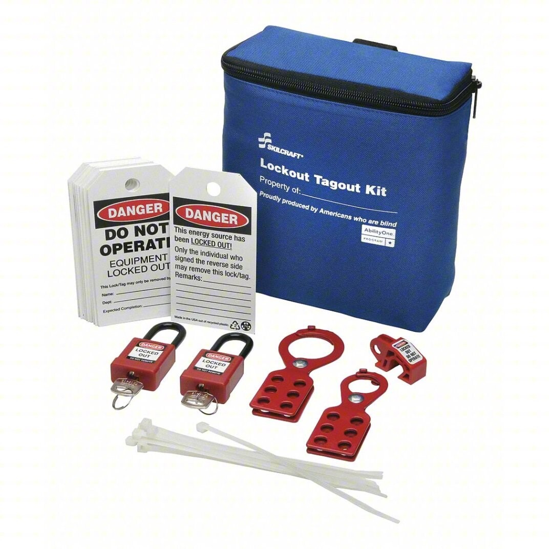 Ability One Lockout Tagout Kit Electrical Keyed Different Padlocks 52ND84