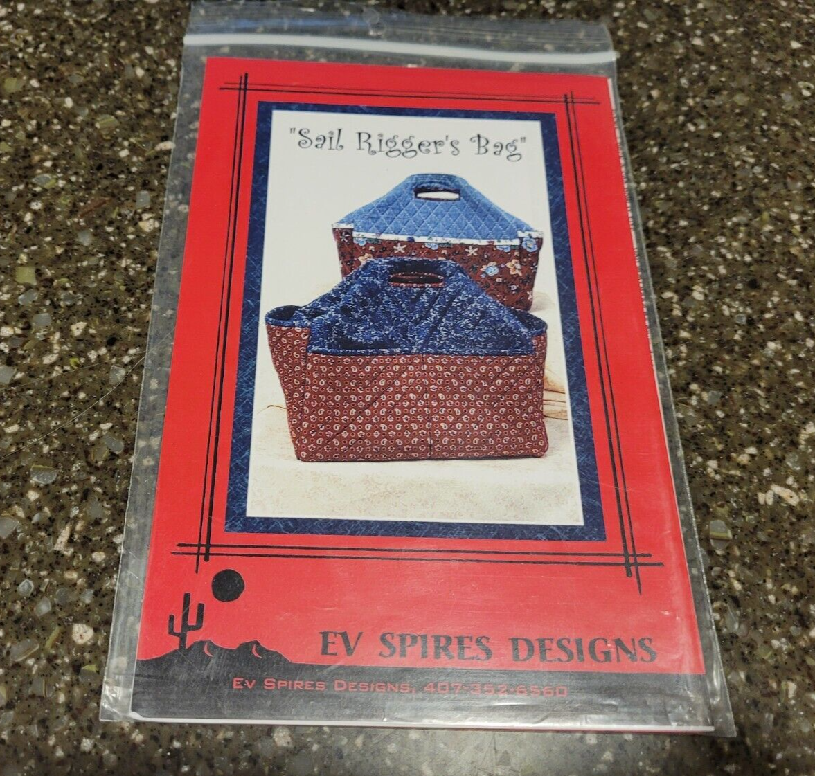 The Sail Riggers Bag Quilted Pattern EV Spires Designs