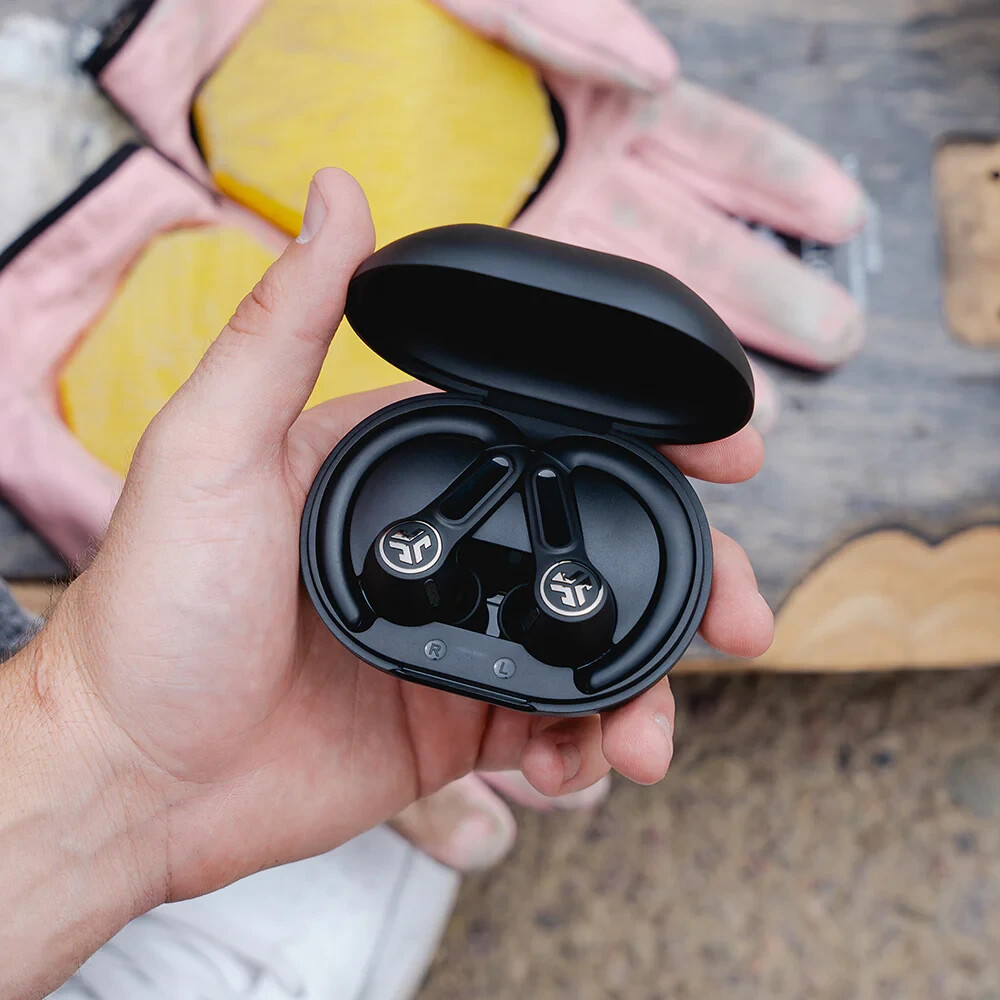 JLab Epic Sport ANC 3 Dual Driver Earbuds, iOS/Android, Sport Hook