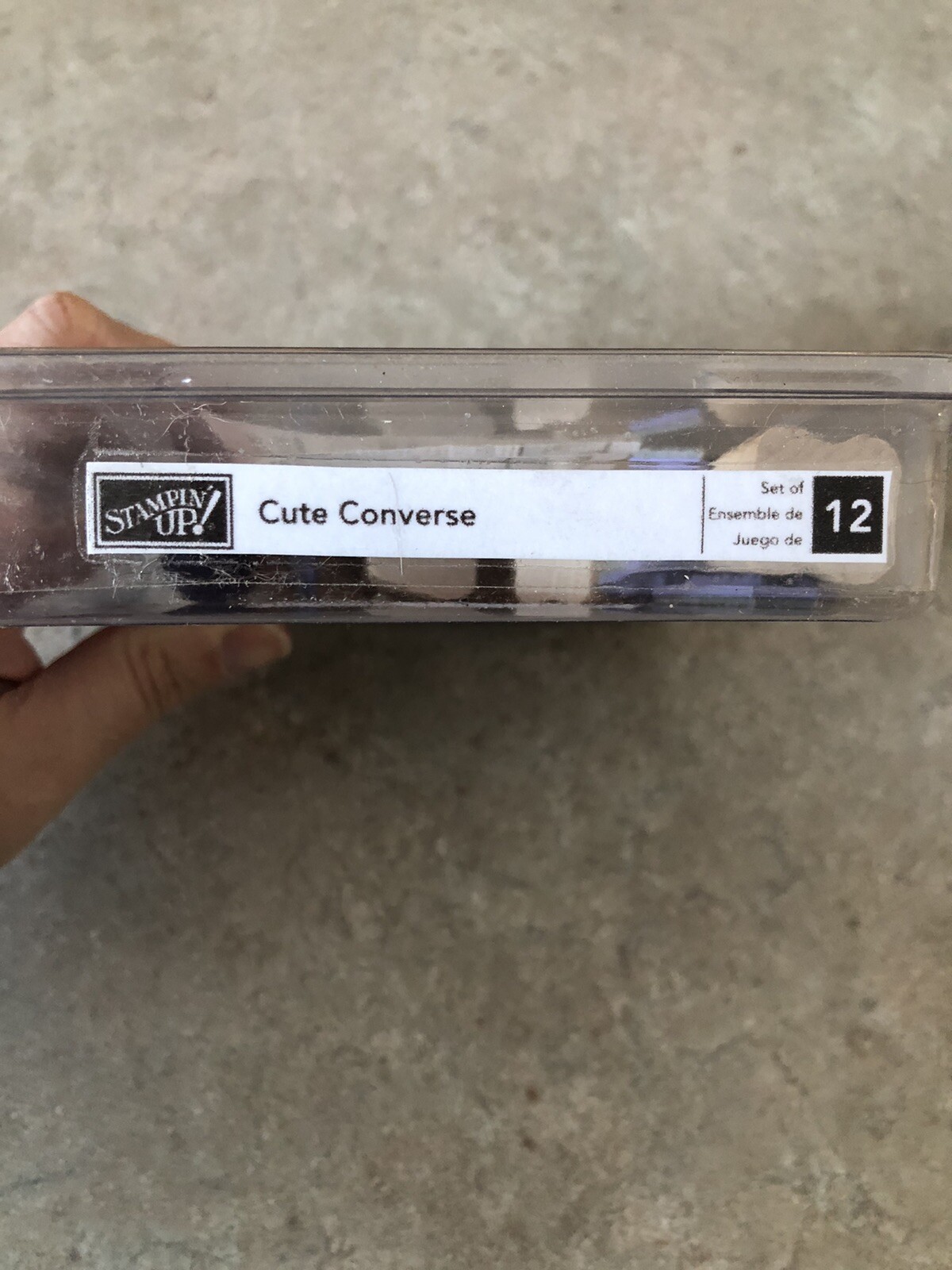 Stampin Up Cute Converse Stamp Set NEW 2006