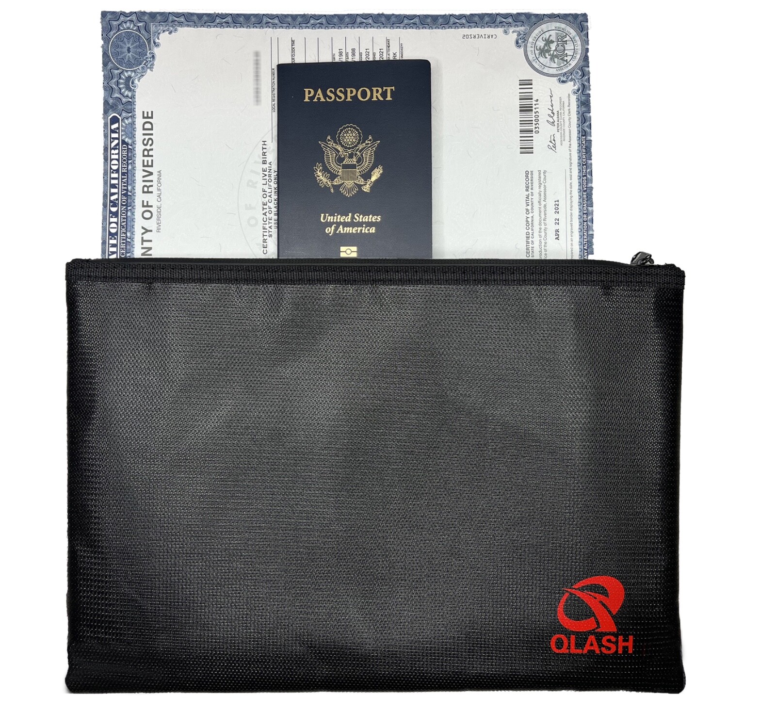 Fireproof Waterproof Bag Money Cash 4 Document File Envelope Safe Zip Case US