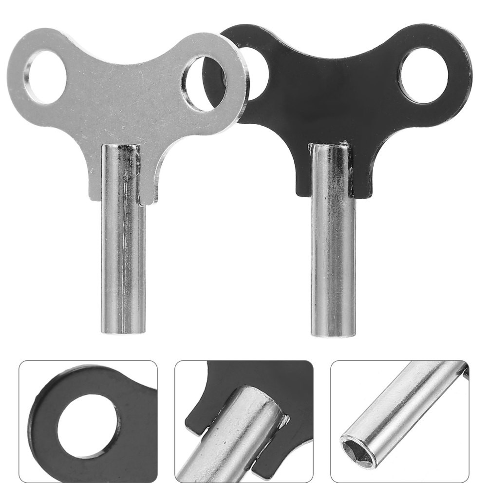 2 Pcs Clock Keys Practical Convenient Winders Wear Resistant Winding Tools