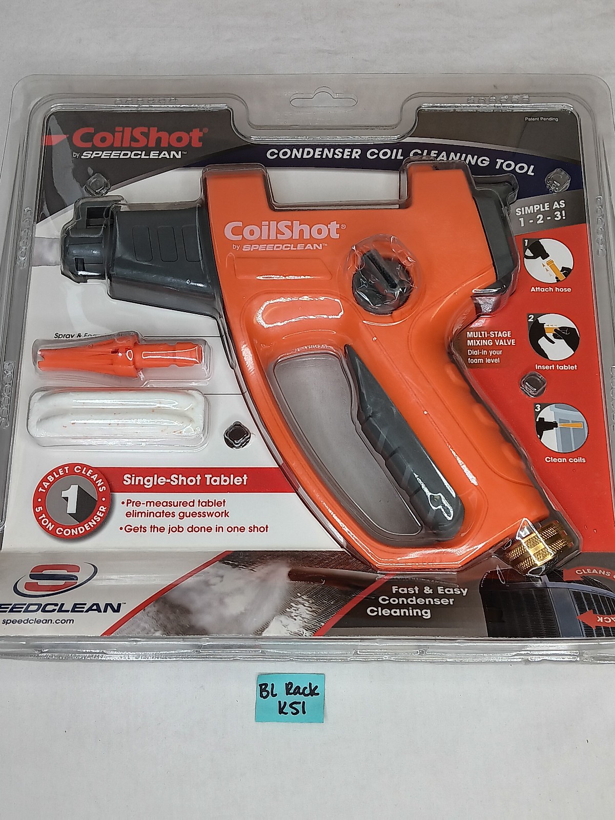 SpeedClean CoilShot® SC-CS-100 Condenser Coil Cleaning Tool