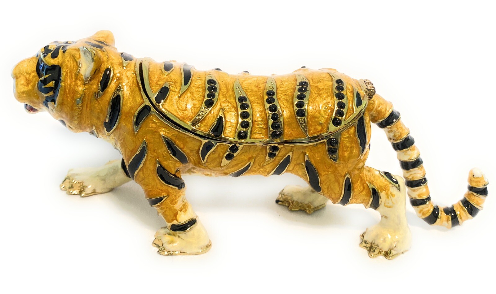Tiger Trinket Box, Tiger Figurine, christmas gifts,