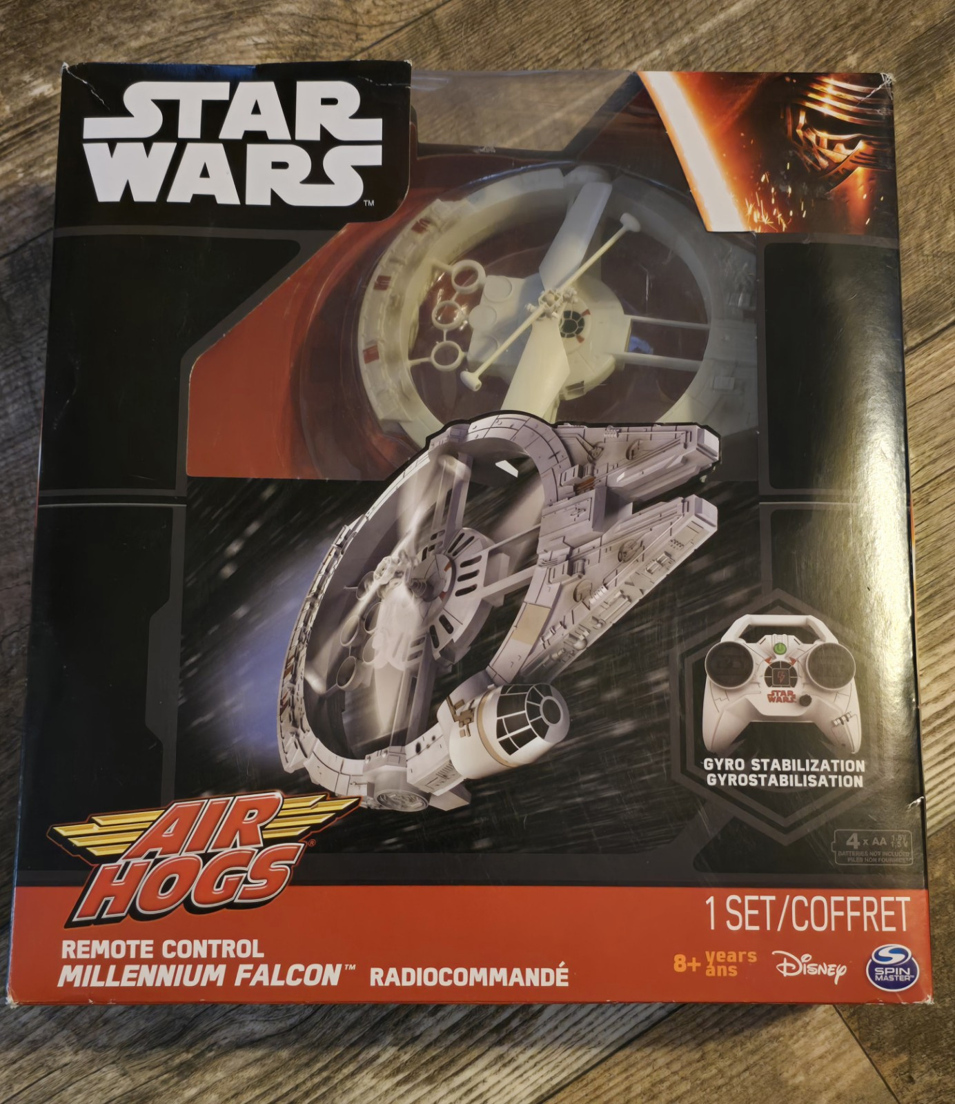 Star Wars Air Hogs Remote Control Millennium Falcon The Force Awakens, Disney