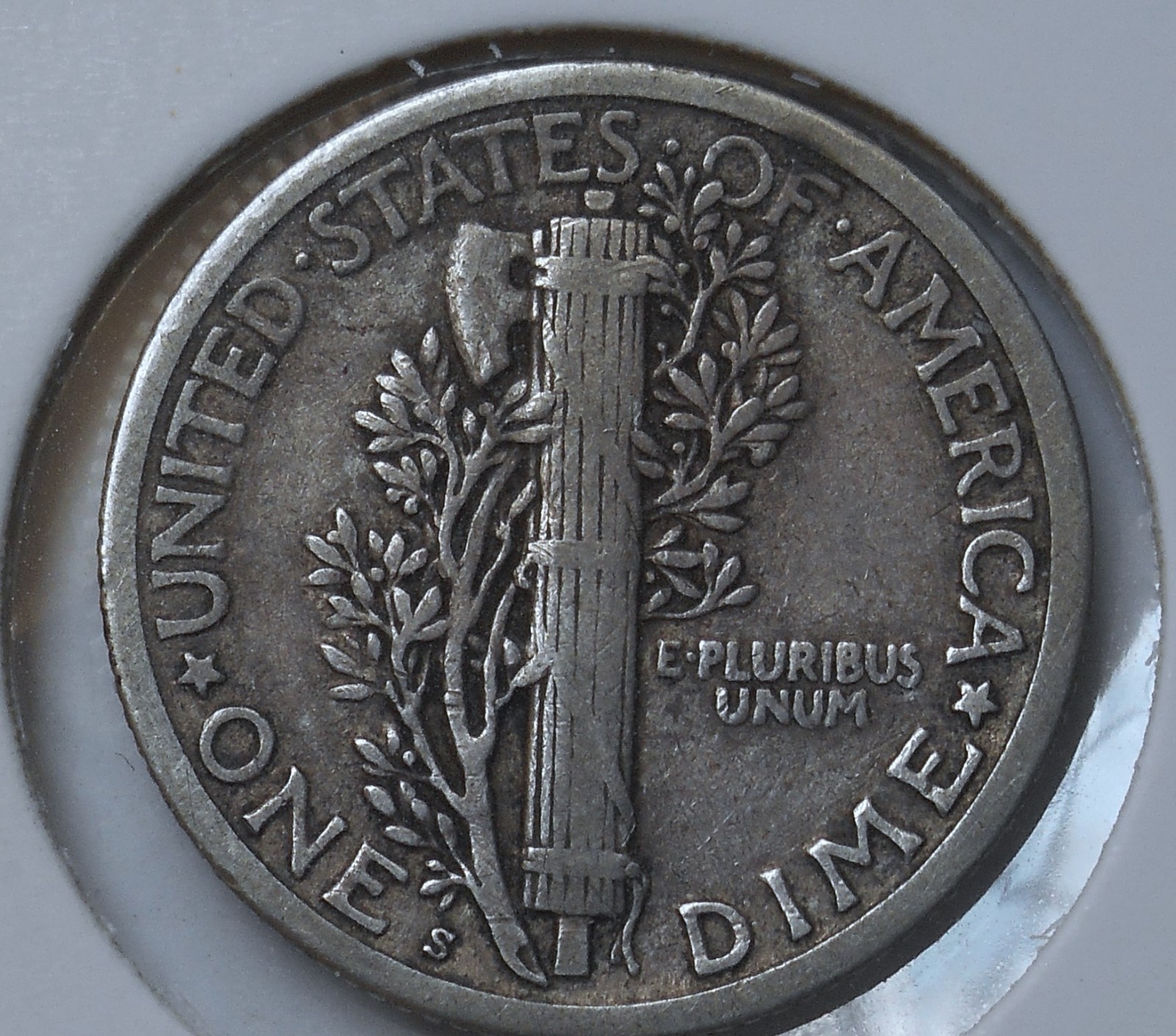 1924-s . Mercury Dime . VF . Very Fine . Original . . .