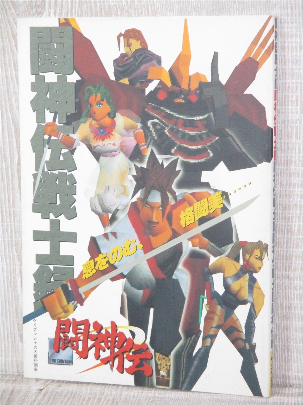 TOH SHIN DEN Senshiroku Guide PlayStation 1 Fan Book Toshinden 1995 Japan KB