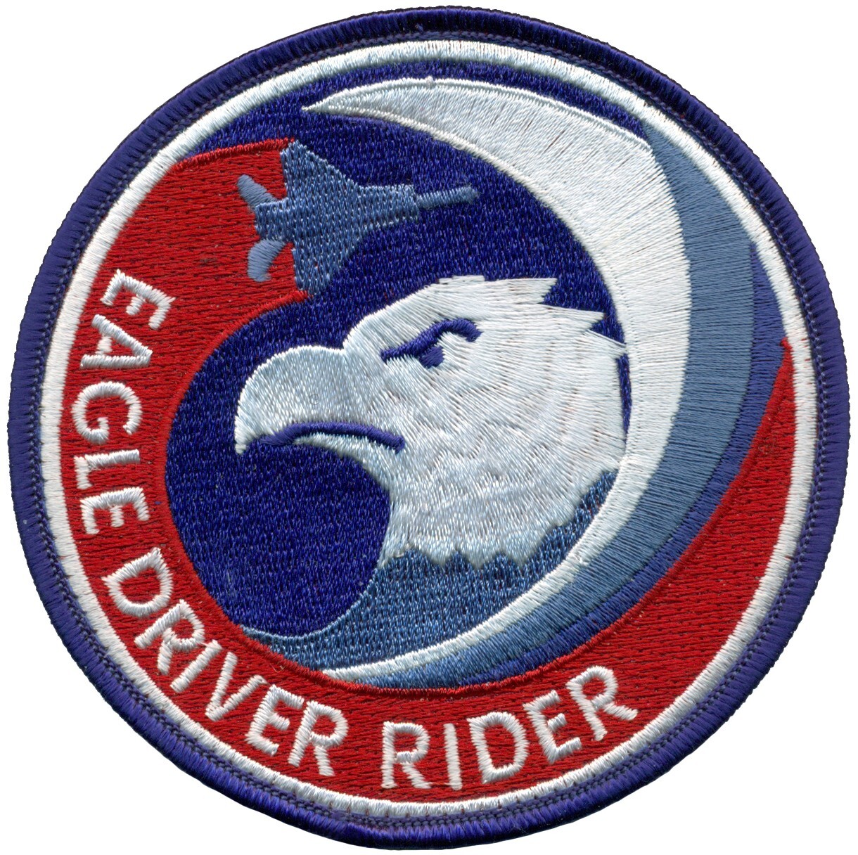 USAF F-15 EAGLE DRIVER RIDER PATCH