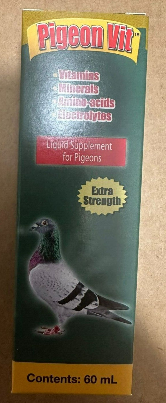 Multivitamin 60ml Liquid For Pigeons, Cage & Aviary Birds & Poultry Birds