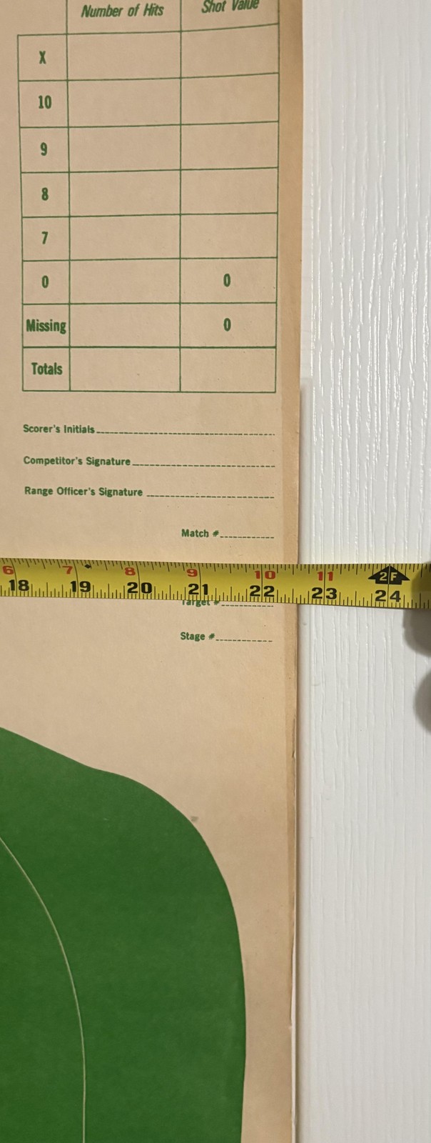 ALCO B-27 Economy Green Silhouette Paper Shooting Target Range Practice Training