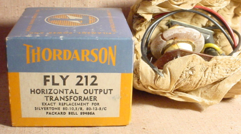 Thordarson FLY212 Horizontal Transformer 1960s NOS Silvertone & Packard Bell