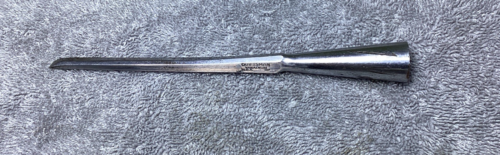 VTG. CRAFTSMAN 1/4” BEVELED EDGE SOCKET CHISEL