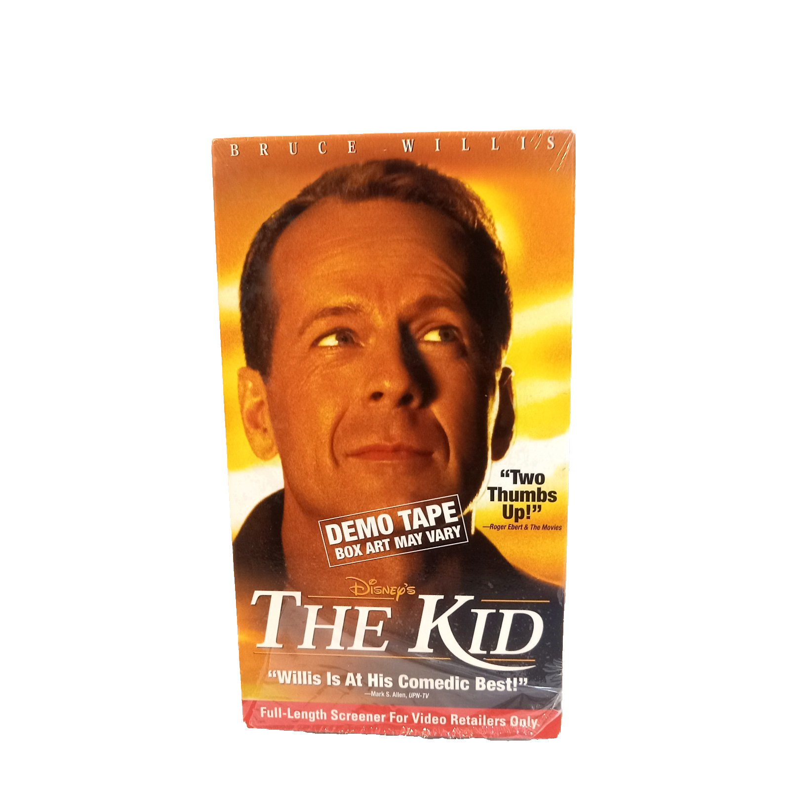 VHS Movie Tape Movie Film The Kid Demo Promo Screener Comedy Bruce Willis VTG
