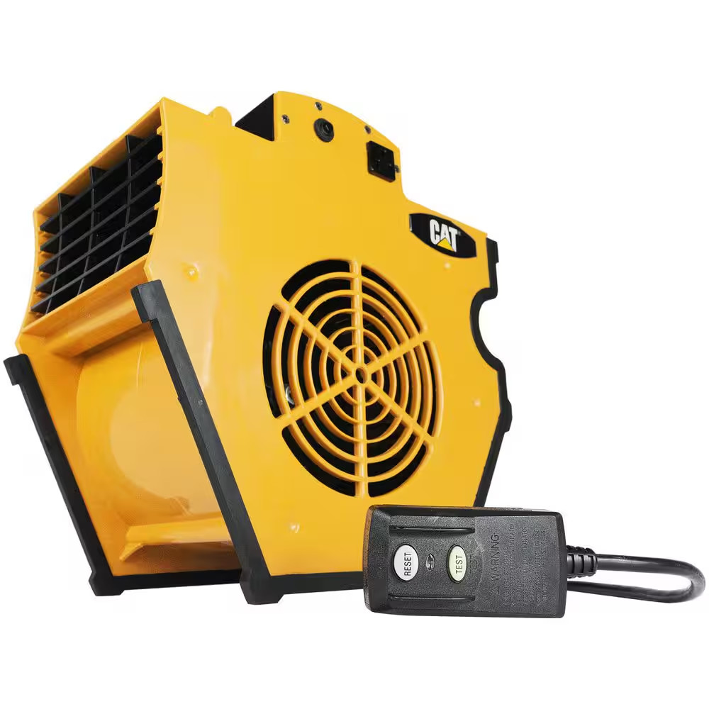 4 Speed Multi-Position Blower Fan In. Yellow - 1200 CFM