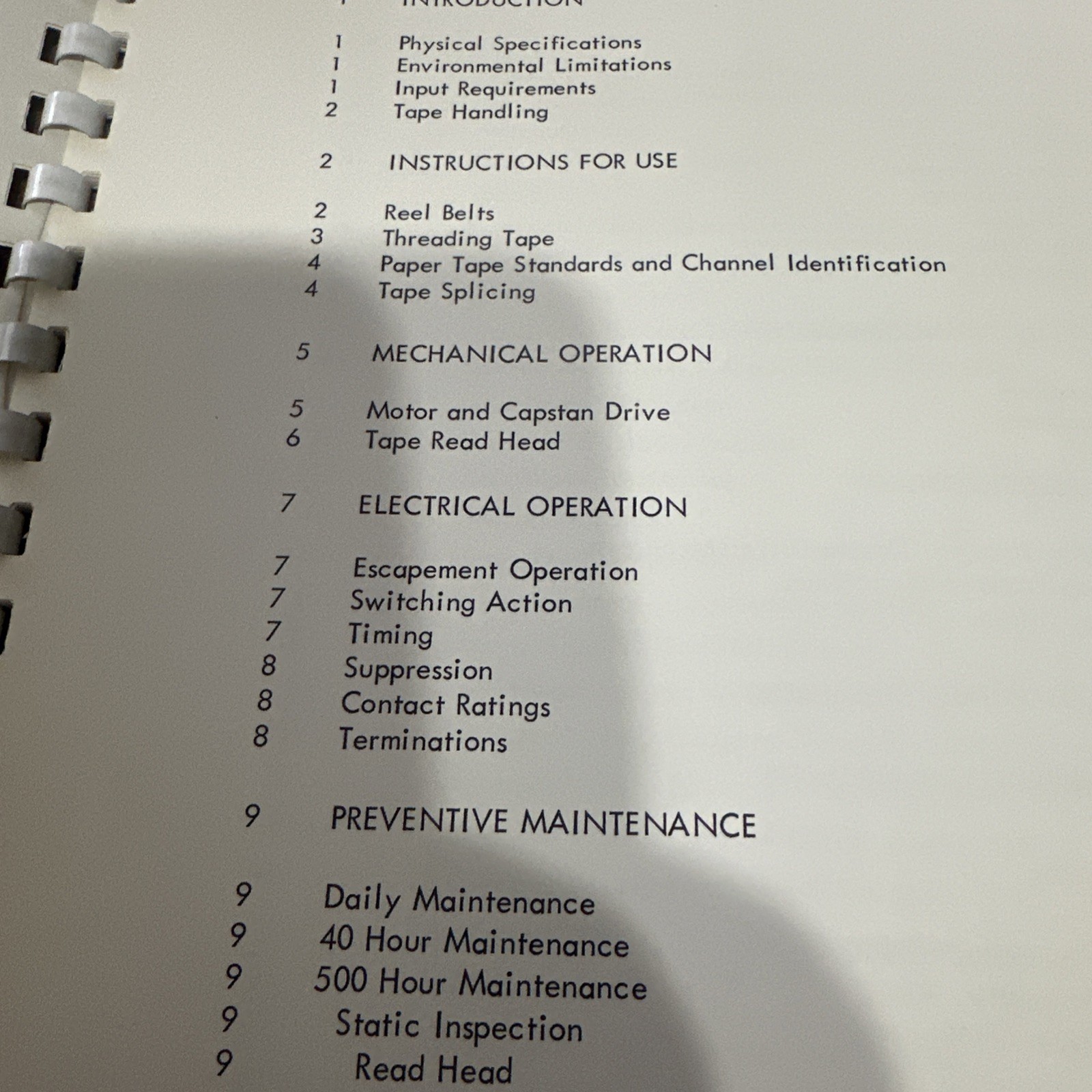 Tally Instruction Manual 424