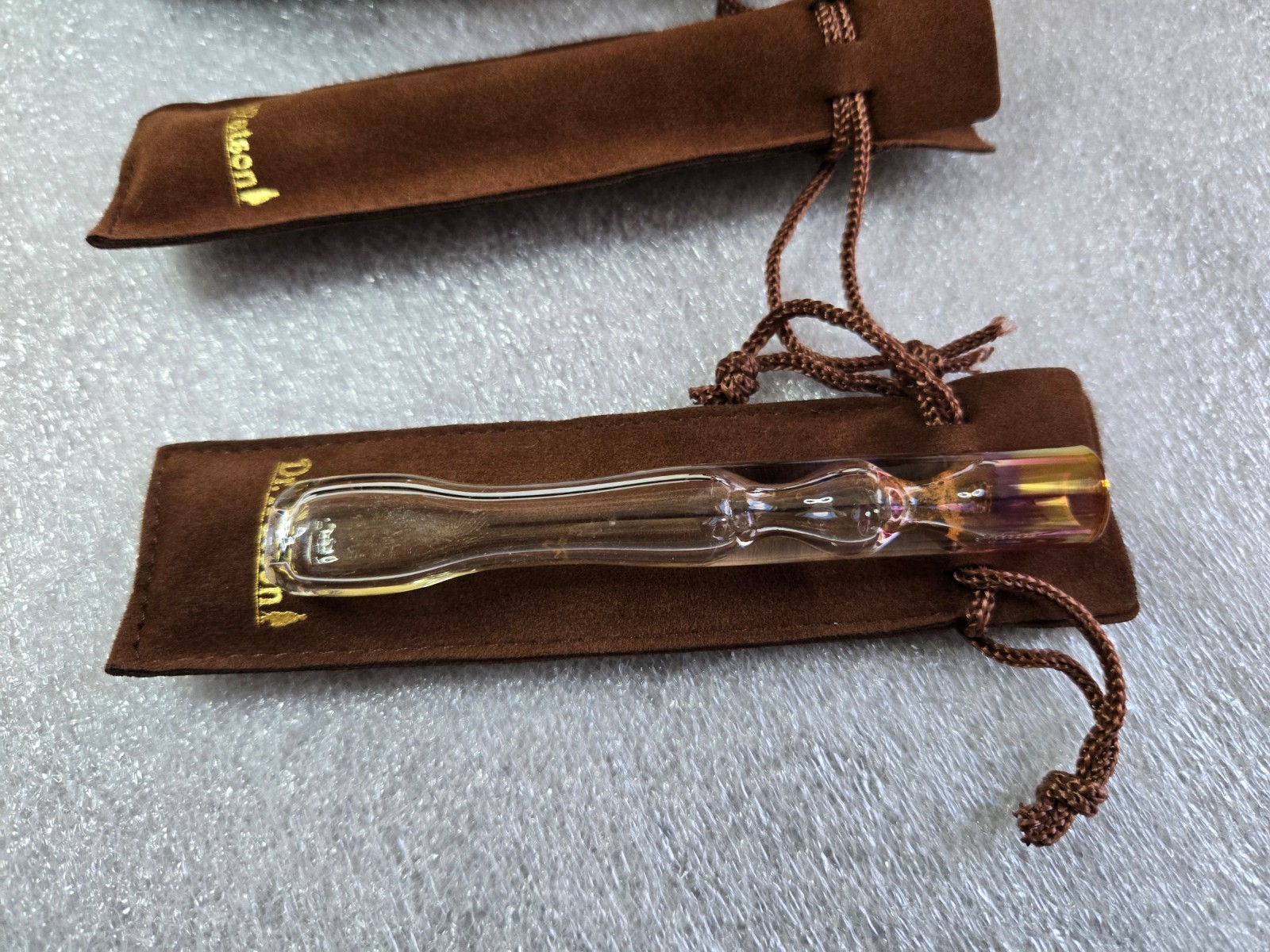Dr. Watson - 4" Glass Cigarette Holder, Handmade Cigarette Mouthpiece (Set of 2)
