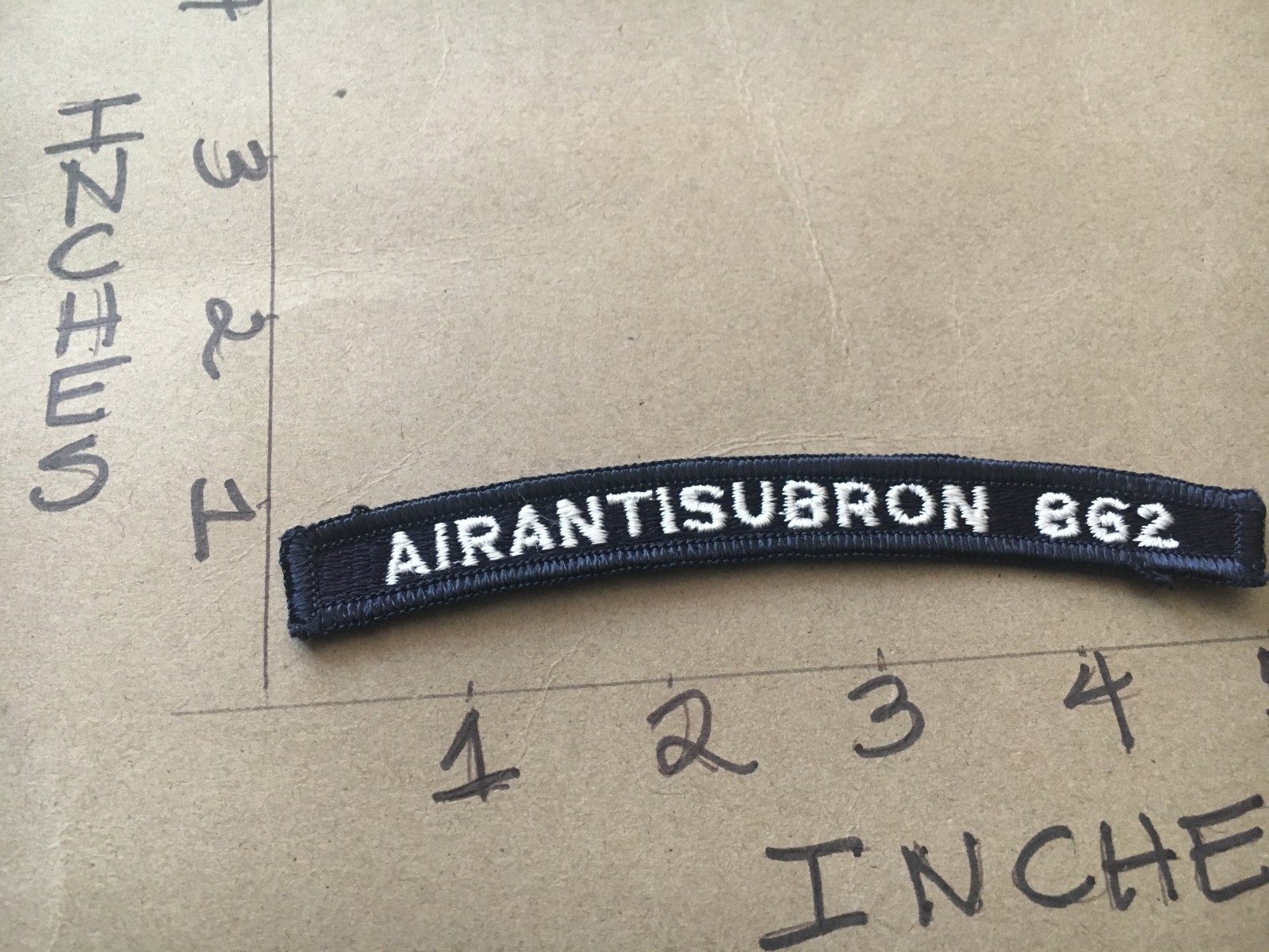 US NAVY SHOULDER STRIP TAB *** rocker *** Patch Airantisubron 862