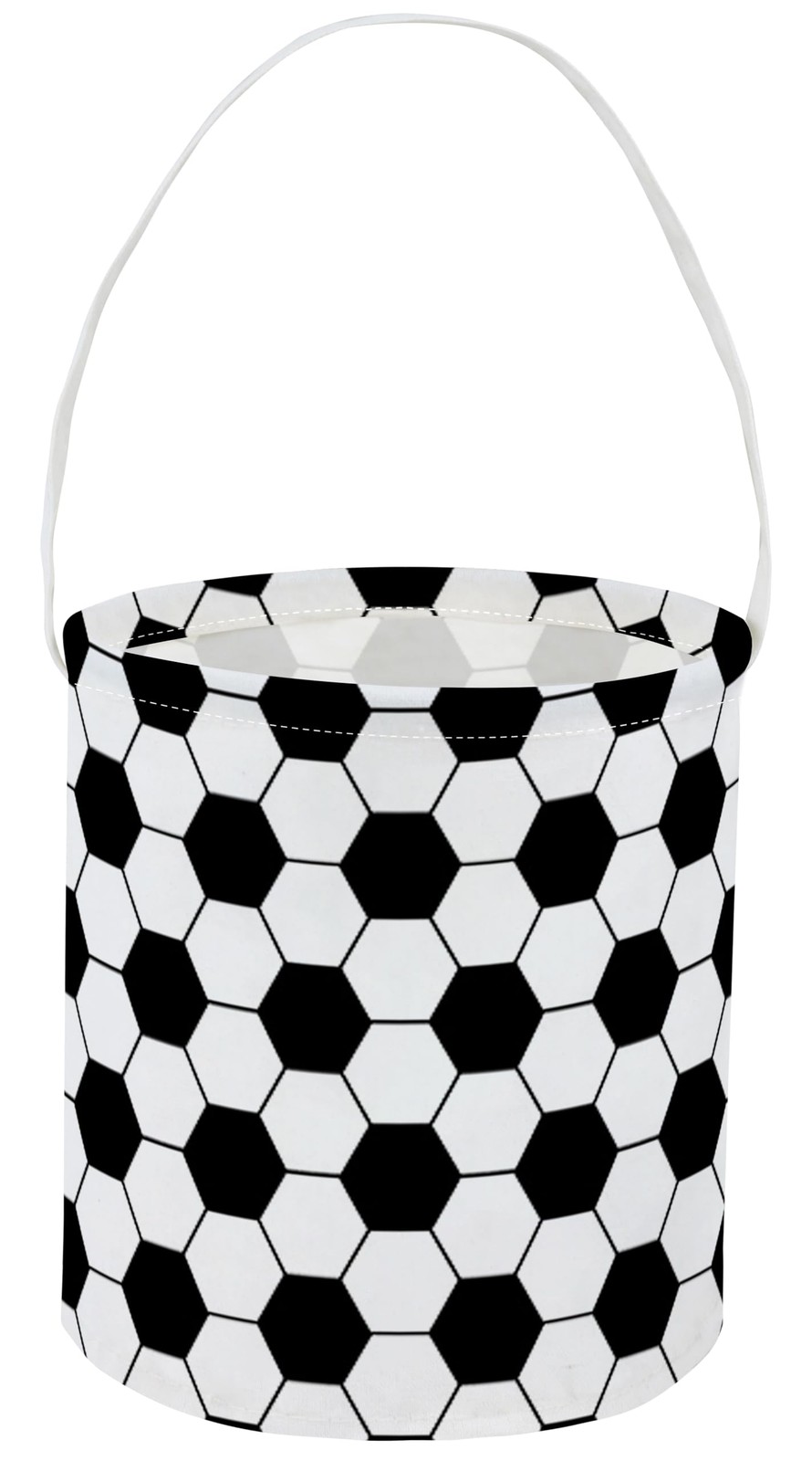 TIBAOLOVER Soccer Easter Bucket Easter Basket for Kids Baby Storage Basket Cu...