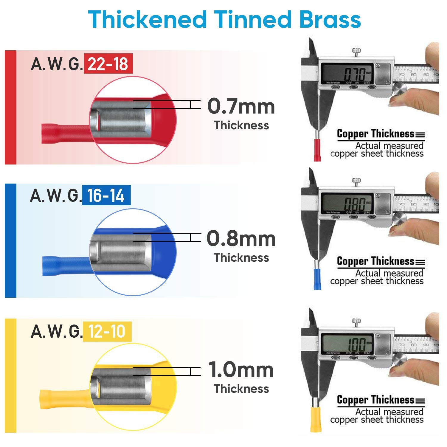 Ferrule Crimping Tool Kit Wire Terminals Crimping Tool & 300 PCS Wire Terminals