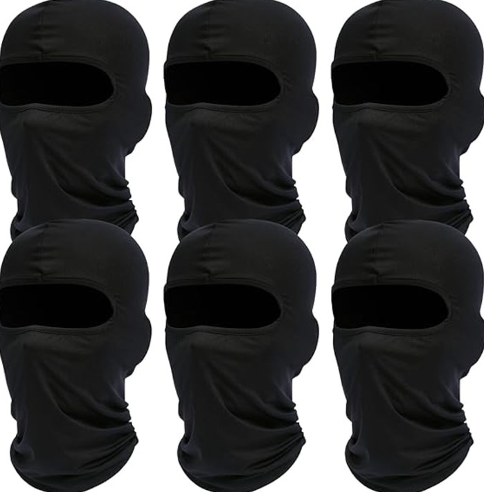 6 Pack Pasamontañas Calavera Pasamontanas Militar Mascara Para El Frio De Moto