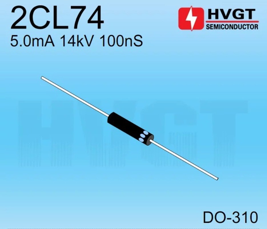 10PCS HVGT 2CL74 5mA 14kV 100ns High Voltage Diode