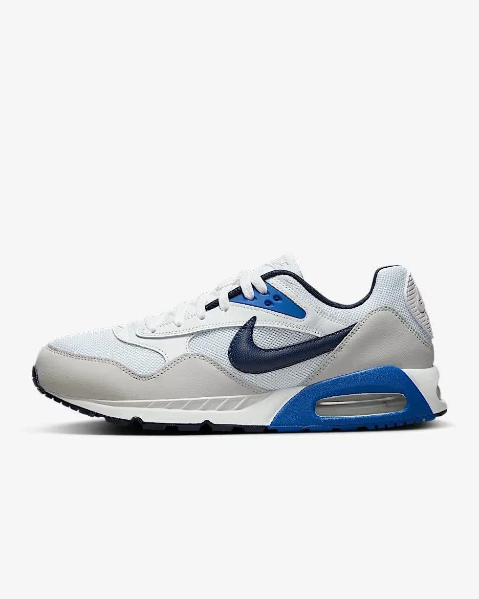 Nike Air Max Correlate Running Shoes White Obsidian Blue Grey 511416-126 Mens Sz