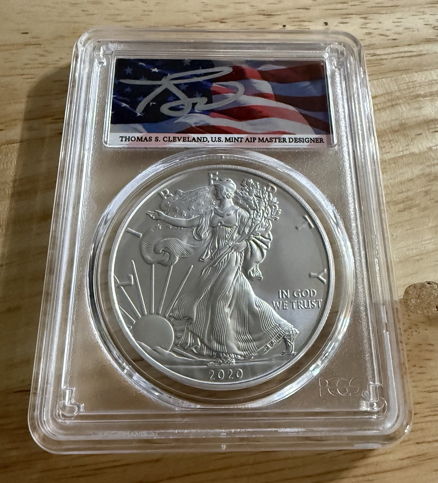 2020-W SP70 Burnished Cleveland Flag