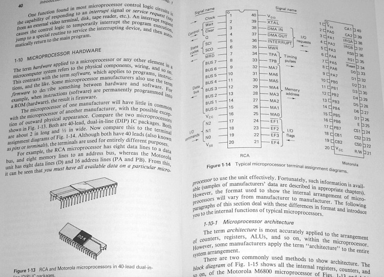 1979 RCA 1802 COSMAC VIP Microtutor Intel 8048 MC6800 Z80 Computer Handbook