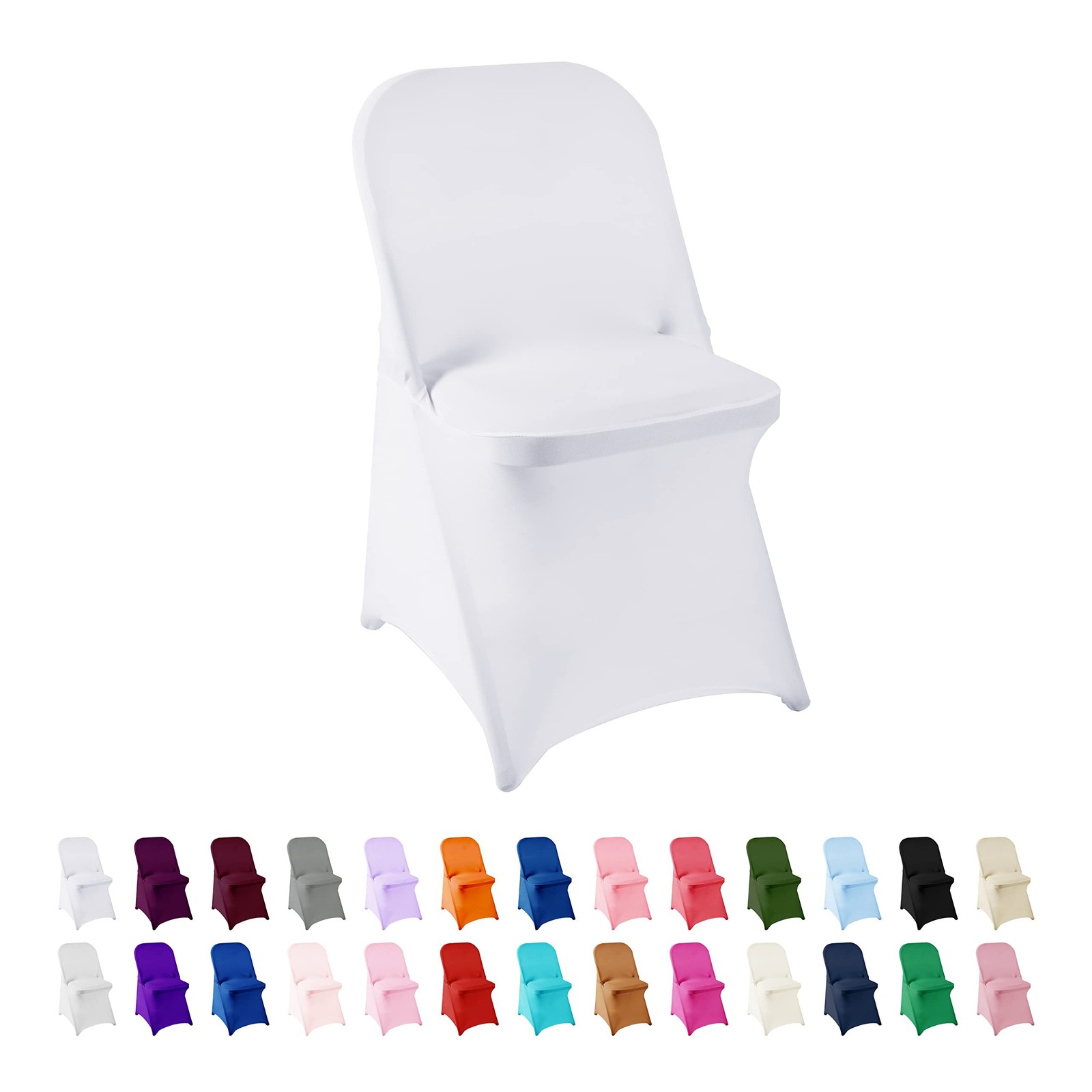 Spandex Chair Cover,25PCS,Living Room Folding Chair Covers,Removable Chair Co...