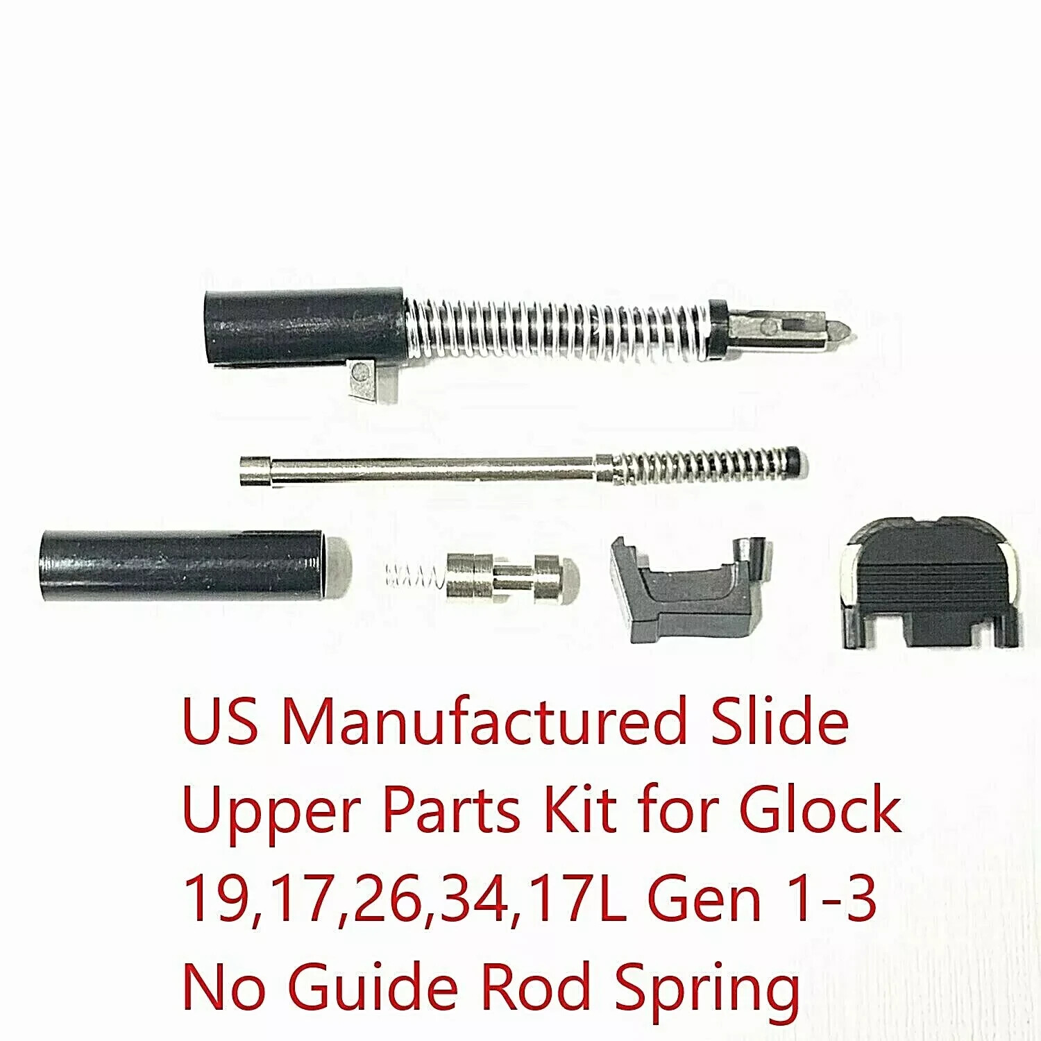 Slide Parts Kit For GLOCK 26 G26 Upper Part UPK NO Recoil Gen 1-3 USA OEM SPEC+