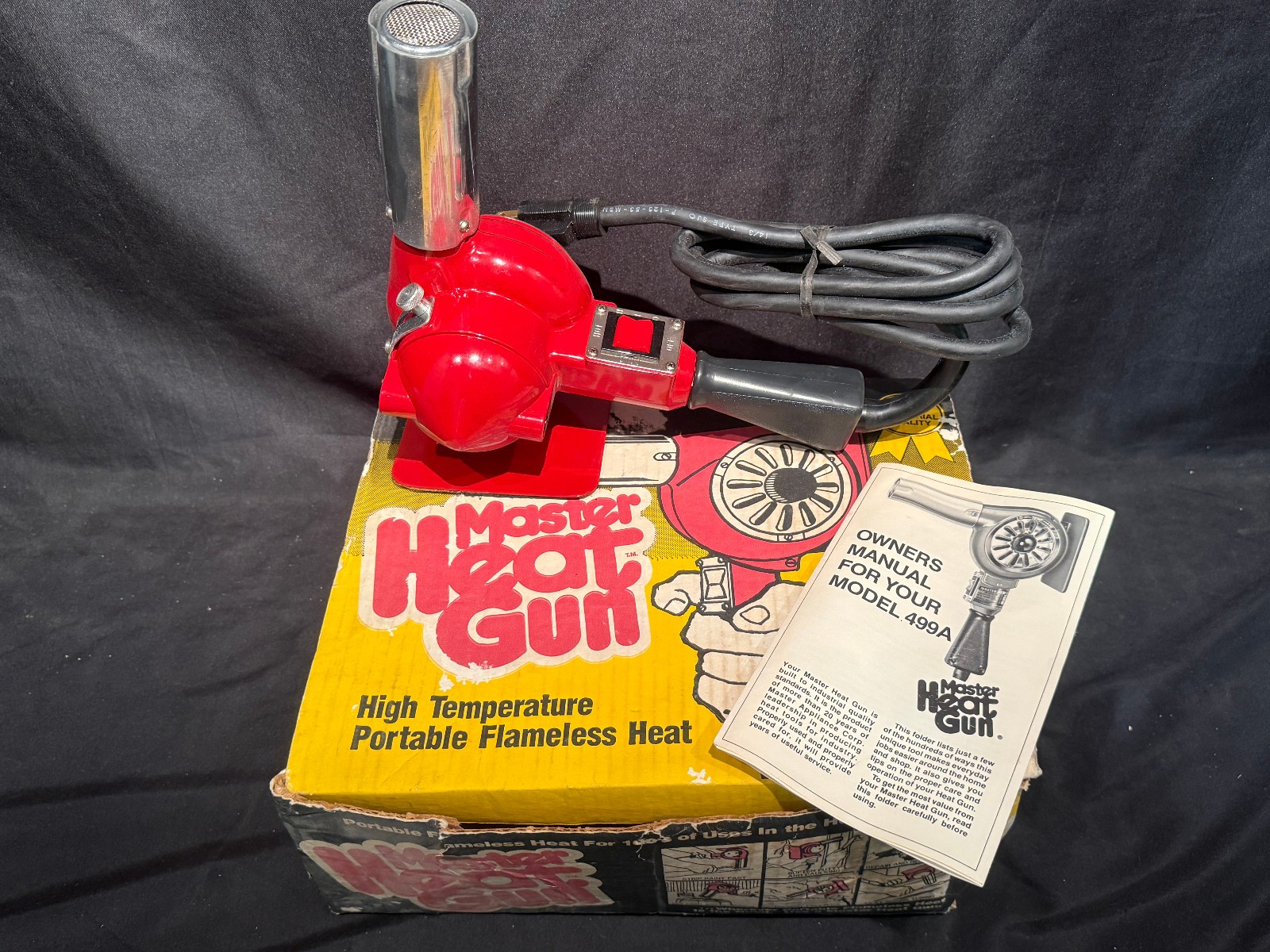 Master Electric Heat Gun 499A Paint Stripper Heat Shrink Tubing