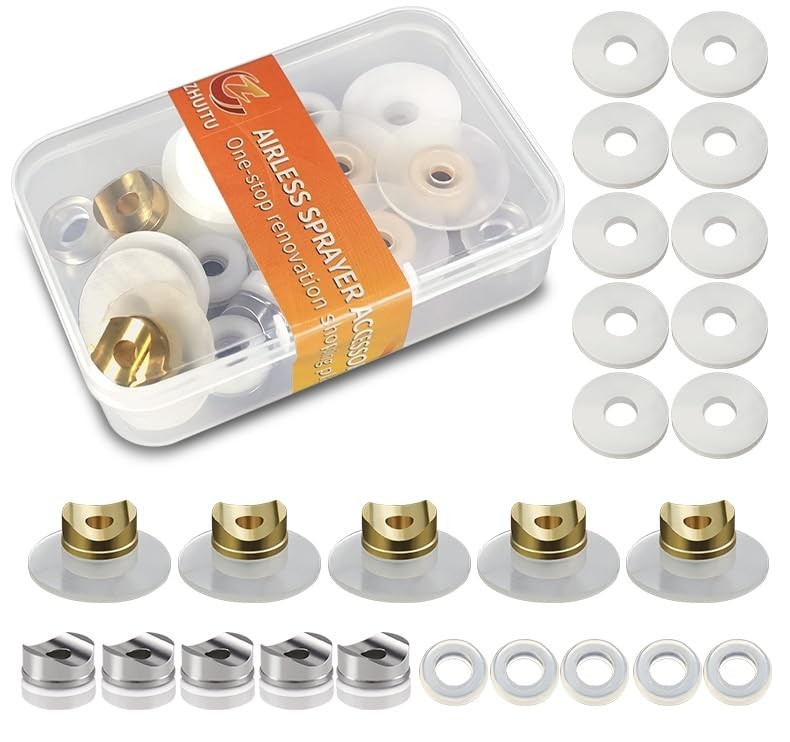 Reversible Seal Tip Gasket for Airless Paint Sprayer Compatible with 246453