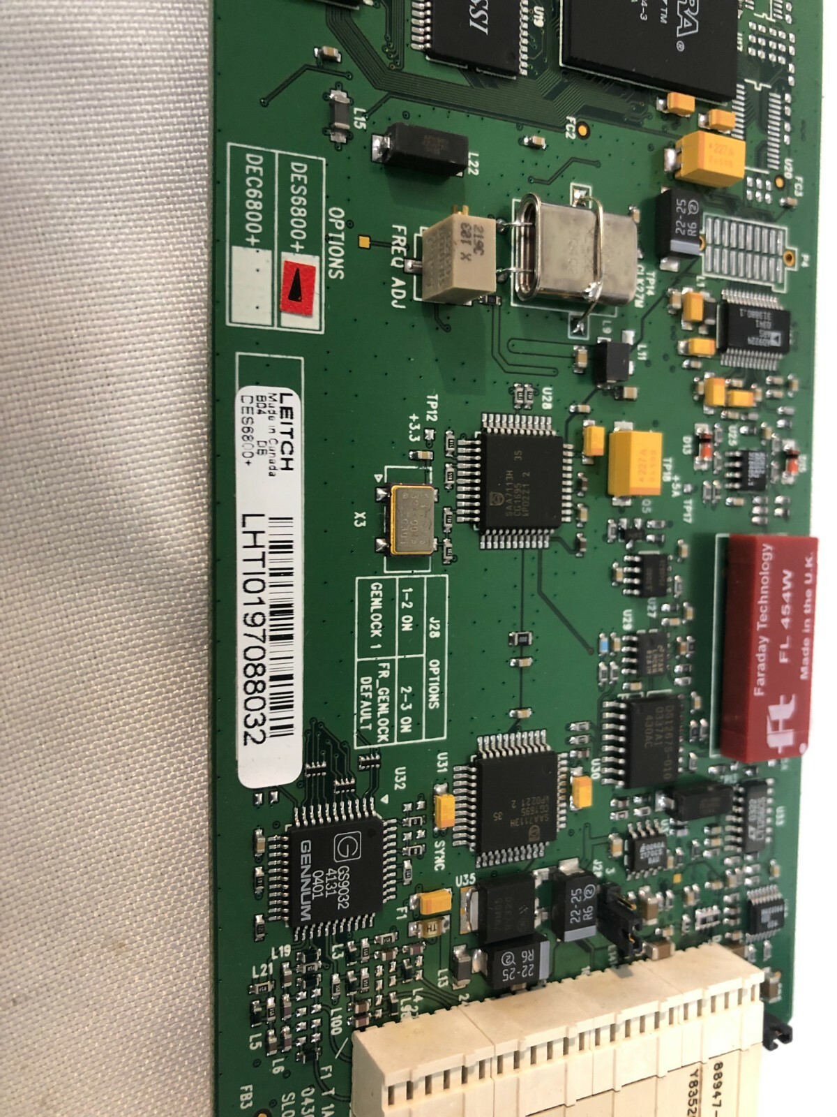 Leitch 6800 Distribution Card DES6800+D Modular Platform Card