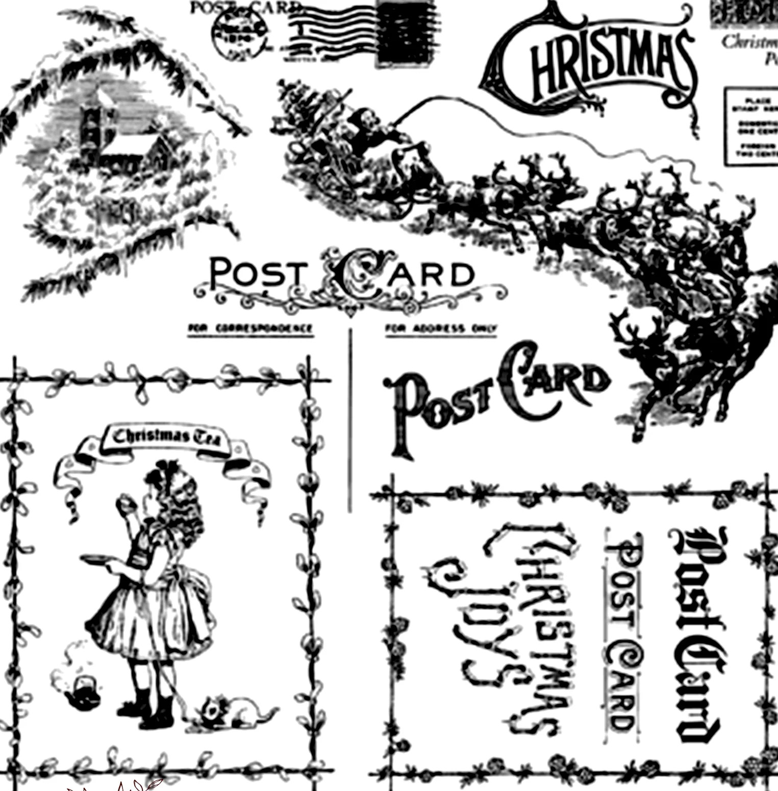 Christmas Post - IOD Decor Stamp 2025 Holiday