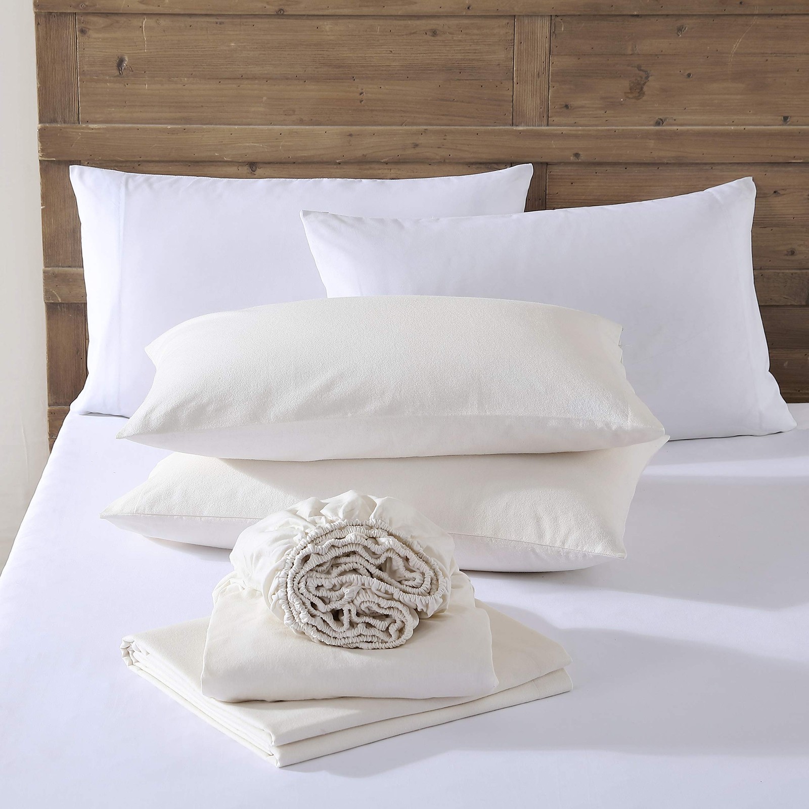 - Flannel Sheets Full Size, Anti-Pilling & Resistant Cotton, Touchably Soft f...