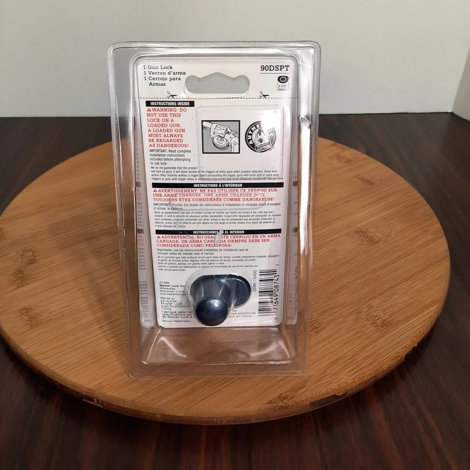 Master Lock Keyed Gun Trigger Lock 2 Keys Masterlock Gunlock NEW FREE SHIPPING