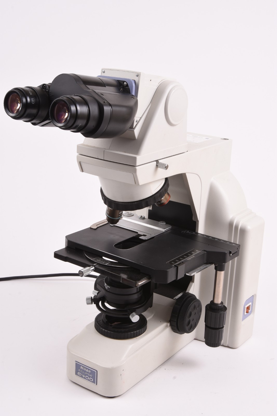 Nikon Eclipse E400 Microscope w/Plan 4x, 10x, & 40x Objectives, & More #T-65683