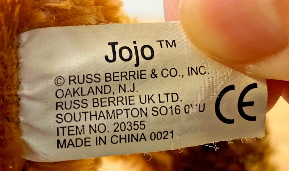 Horse Jojo Russ 5" Brown Horse Beanbag Plush - GDJ-P-955
