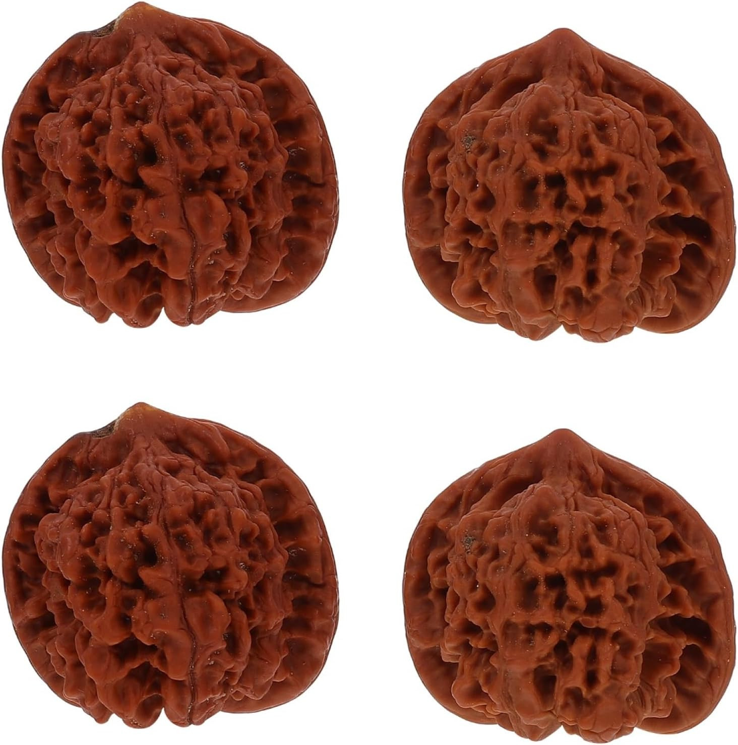 4 Pcs Walnut Fitness Hand Play Baoding Fitness Muscle Roller Balls Massage Baodi