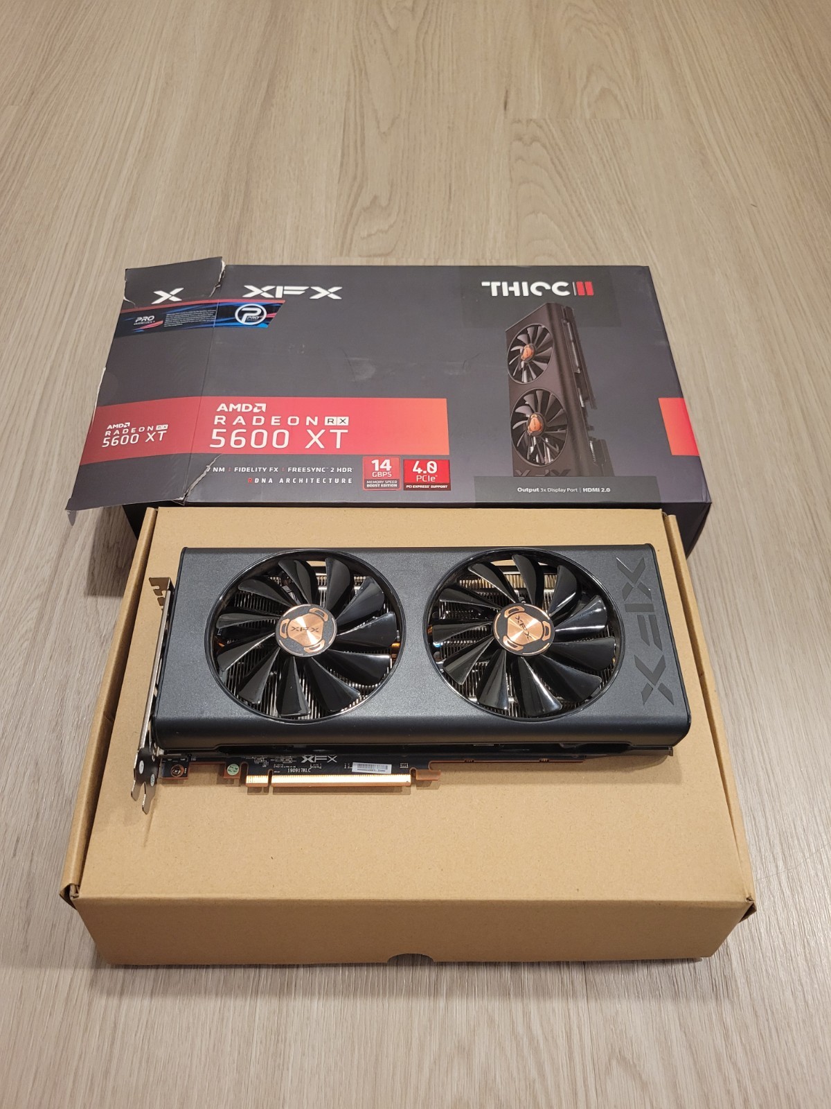 XFX Radeon RX 5600 XT THICC II 6GB GDDR6 Graphics Card RX-56XT6D