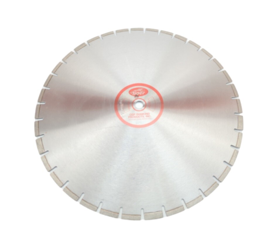 CDP TC300PRO24185E Tiger Diamond Saw Blades 24" X .185 Super Pro Wet Concrete